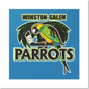 Defunct Winston-Salem Parrots Hockey Team Posters and Art